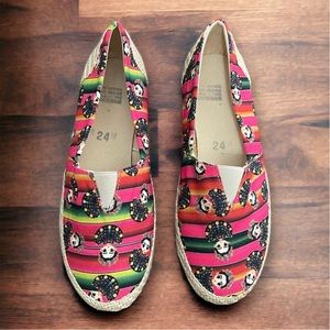Like New Frida Kahlo Sarape flats/Size 9 Womens